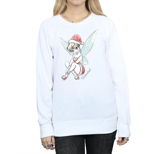Disney Womens/Ladies Tinkerbell Christmas Fairy Sweatshirt