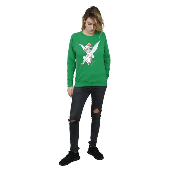 Disney Womens/Ladies Tinkerbell Christmas Fairy Sweatshirt