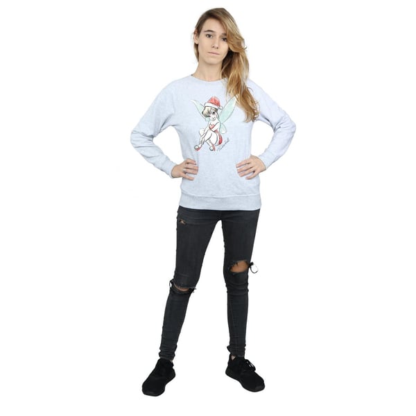 Disney Womens/Ladies Tinkerbell Christmas Fairy Sweatshirt