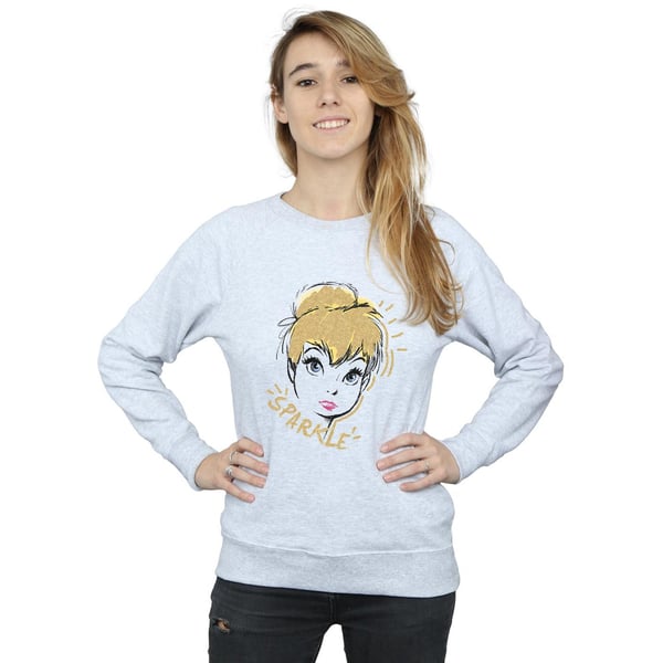 Disney Womens/Ladies Tinkerbell Sparkle Sweatshirt