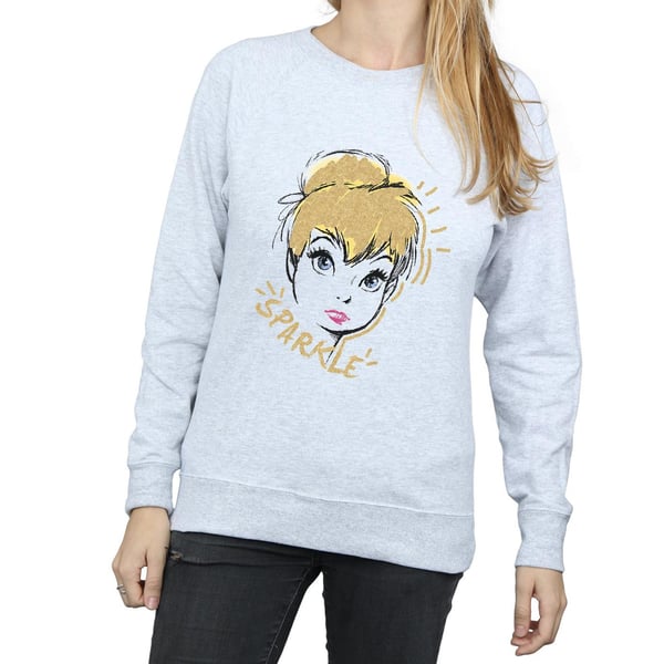 Disney Womens/Ladies Tinkerbell Sparkle Sweatshirt