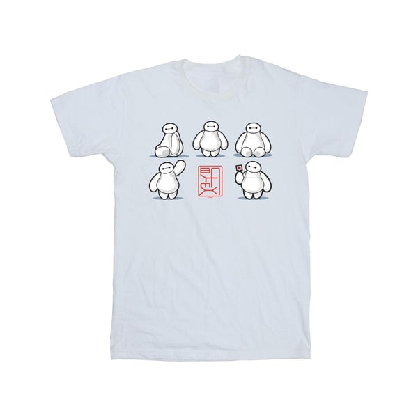 Disney Girls Big Hero 6 Baymax Many Poses Cotton T-Shirt