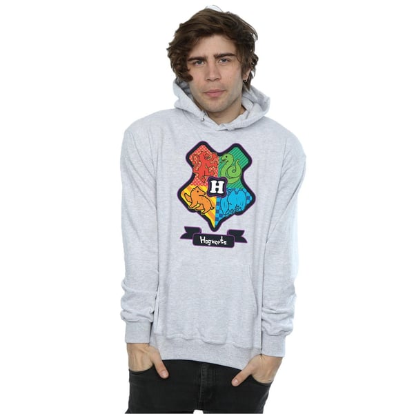 Harry Potter Mens Hogwarts Junior Crest Hoodie