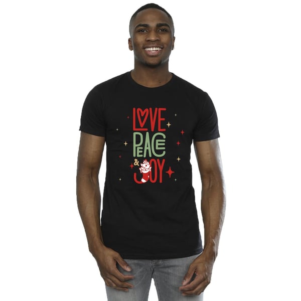 Disney Mens The Aristocats Marie Love Peace Joy T-Shirt