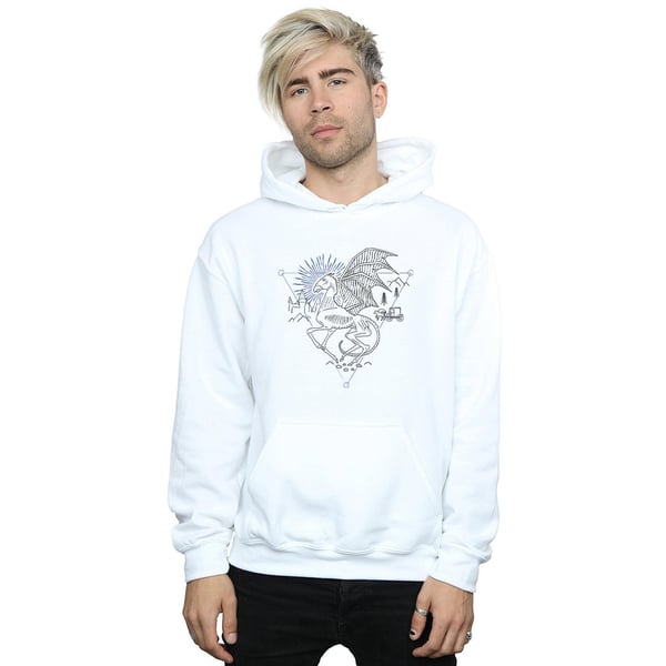 Harry Potter Mens Thestral Line Art Hoodie