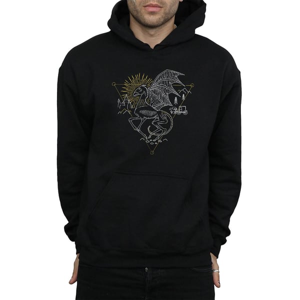Harry Potter Mens Thestral Line Art Hoodie