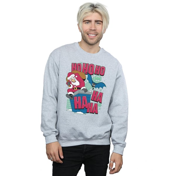 DC Comics Mens Batman And Joker Ha Ha Ha Ho Ho Ho Sweatshirt