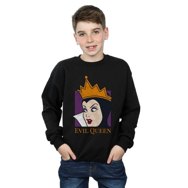 Disney Boys Evil Queen Cropped Head Sweatshirt
