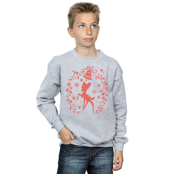 Disney Boys Bambi Christmas Wreath Sweatshirt