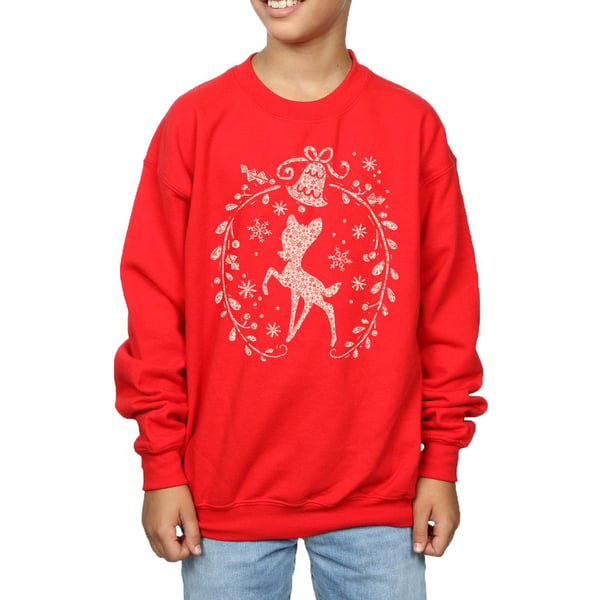 Disney Boys Bambi Christmas Wreath Sweatshirt
