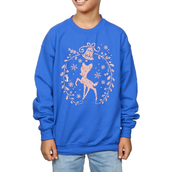 Disney Boys Bambi Christmas Wreath Sweatshirt