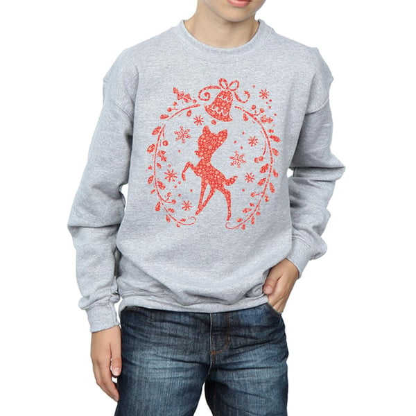 Disney Boys Bambi Christmas Wreath Sweatshirt