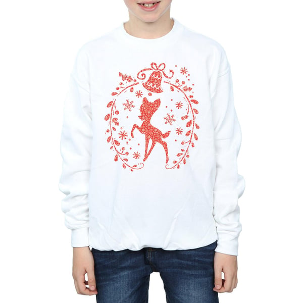 Disney Boys Bambi Christmas Wreath Sweatshirt