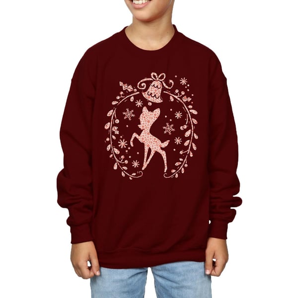 Disney Boys Bambi Christmas Wreath Sweatshirt