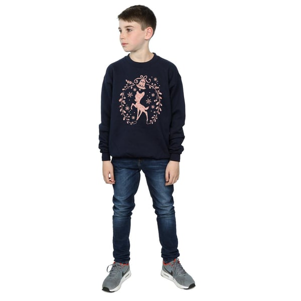 Disney Boys Bambi Christmas Wreath Sweatshirt