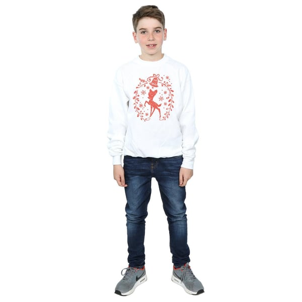 Disney Boys Bambi Christmas Wreath Sweatshirt