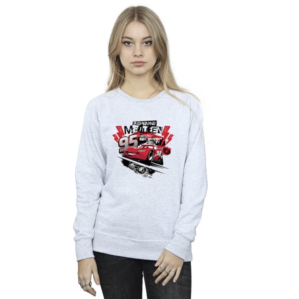 Disney Womens/Ladies Cars Lightning McQueen Collage Sweatshirt
