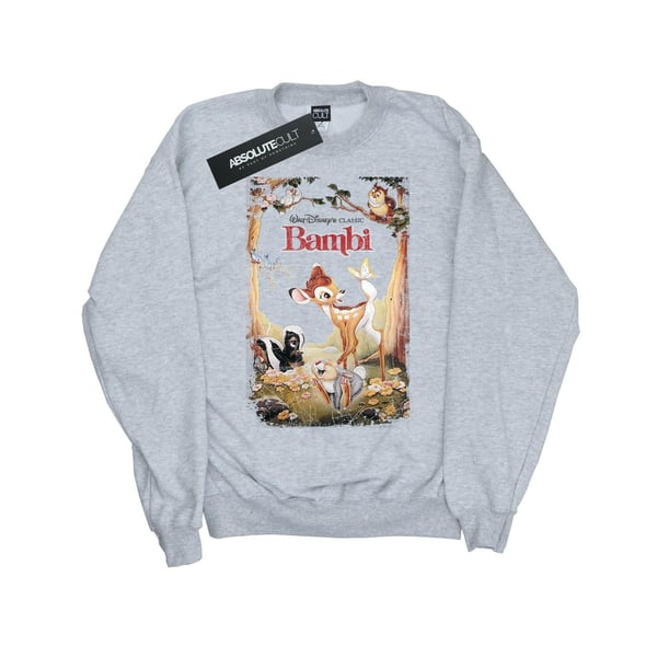 Disney Girls Bambi Retro Poster Sweatshirt