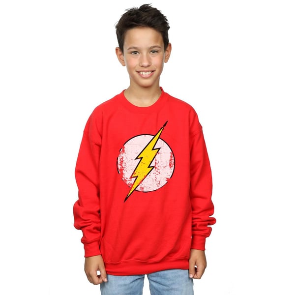 The Flash Boys Distressed Logo Cotton Sweatshirt
