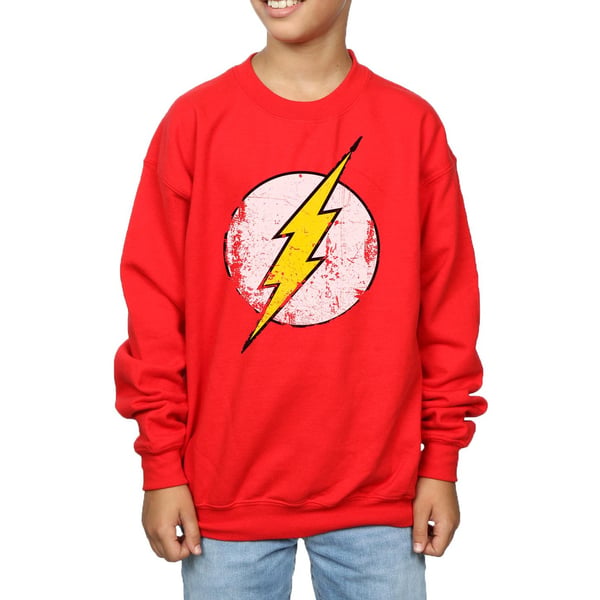 The Flash Boys Distressed Logo Cotton Sweatshirt