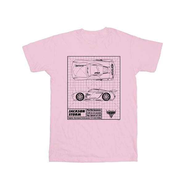 Disney Boys Cars Jackson Storm Blueprint T-Shirt