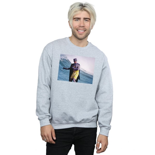 DC Comics Mens Batman TV Series Surfing Still Sweatshirt