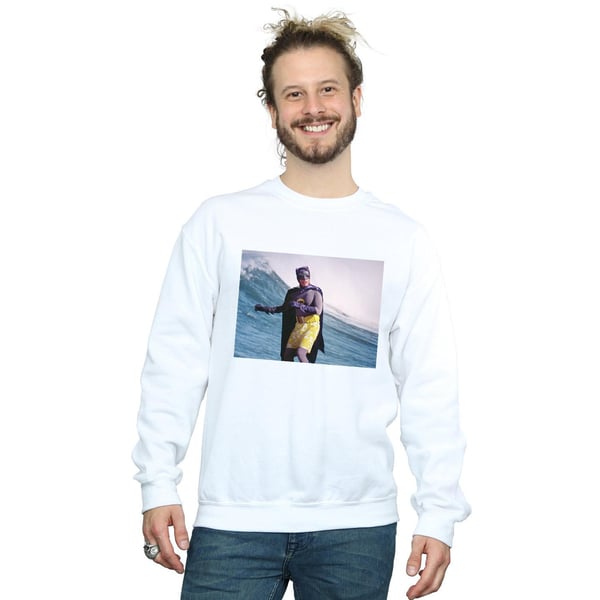 DC Comics Mens Batman TV Series Surfing Still Sweatshirt