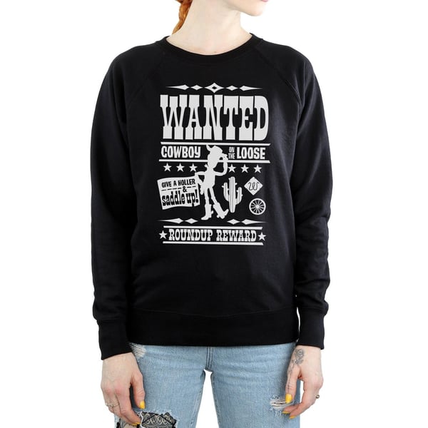 Disney Womens/Ladies Toy Story Wanted Poster Sweatshirt