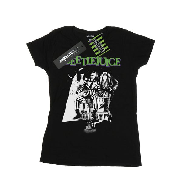 Beetlejuice Dam Mono Poster T-shirt i Bomull