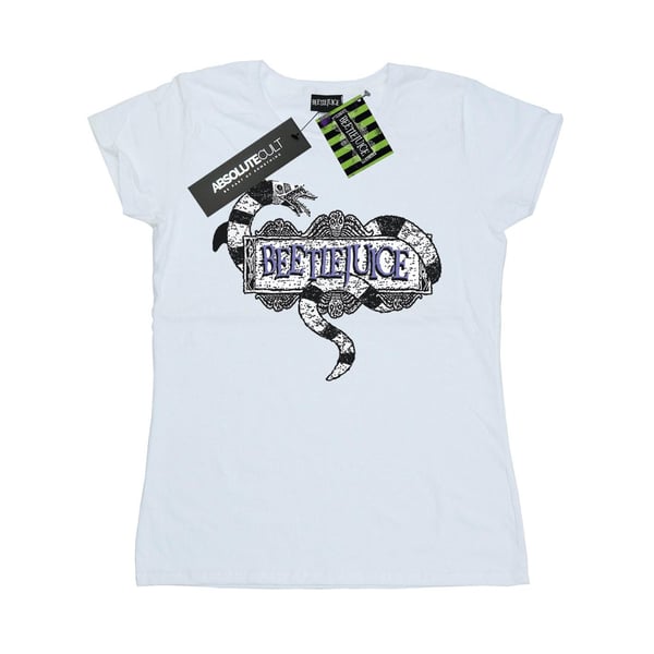 Beetlejuice Womens/Ladies Sandworm Logo Cotton T-Shirt