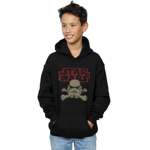 Star Wars Boys Stormtrooper Skull Logo Hoodie