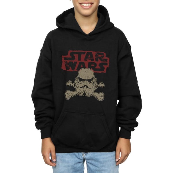 Star Wars Boys Stormtrooper Skull Logo Hoodie