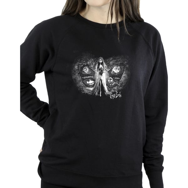 Corpse Bride Womens/Ladies Emily Butterfly Sweatshirt