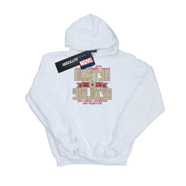 Marvel Womens/Ladies Winter Soldier Trigger Badge Hoodie