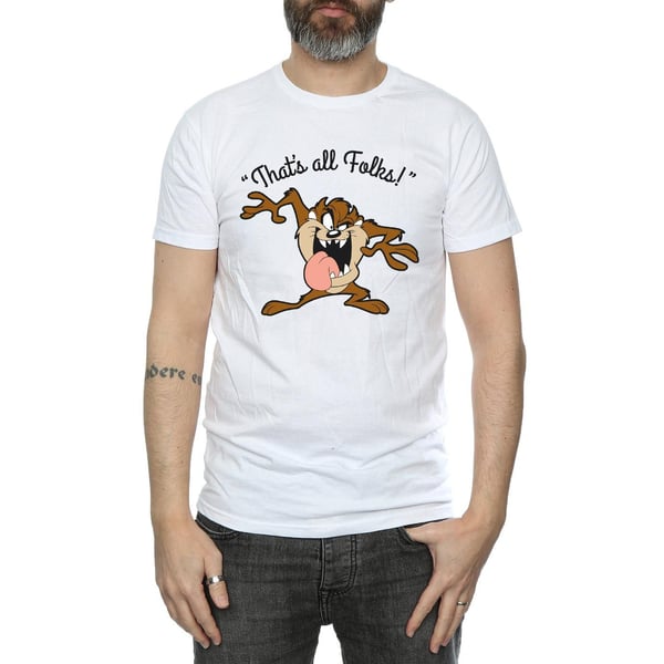 Looney Tunes Mens That´s All Folks Taz Cotton T-Shirt