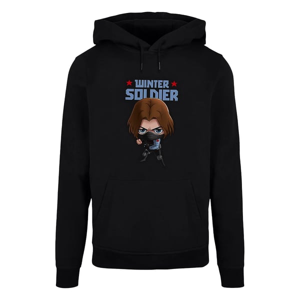 Marvel Womens/Ladies Winter Soldier Bucky Toon Hoodie