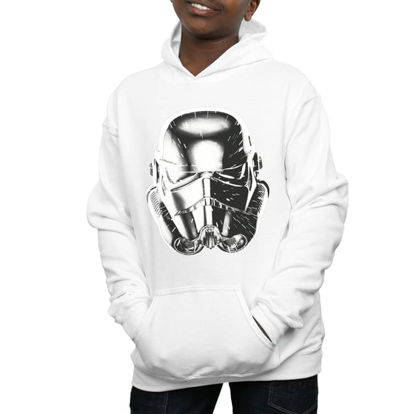 Star Wars Boys Stormtrooper Warp Speed Helmet Hoodie