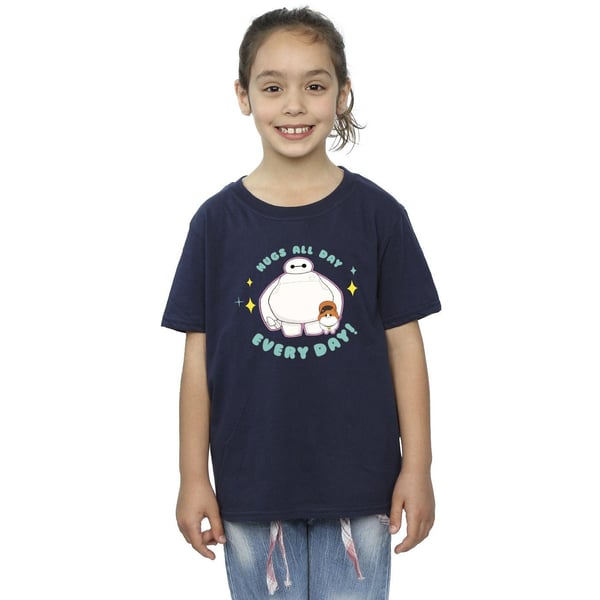 Disney Girls Big Hero 6 Baymax Hugs Everyday Cotton T-Shirt
