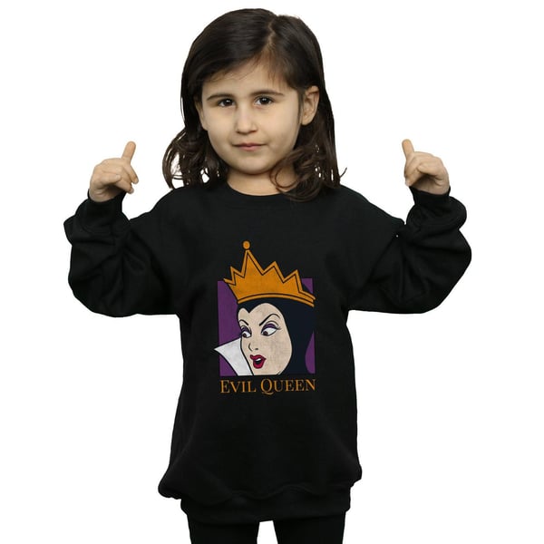 Disney Girls Evil Queen Cropped Head Sweatshirt