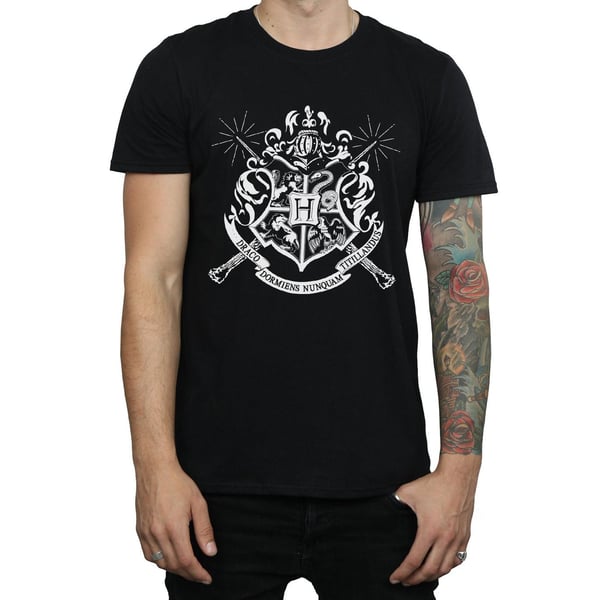 Harry Potter Mens Hogwarts Houses Cotton T-Shirt