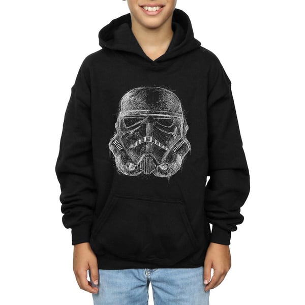Star Wars Boys Stormtrooper Scribble Helmet Hoodie