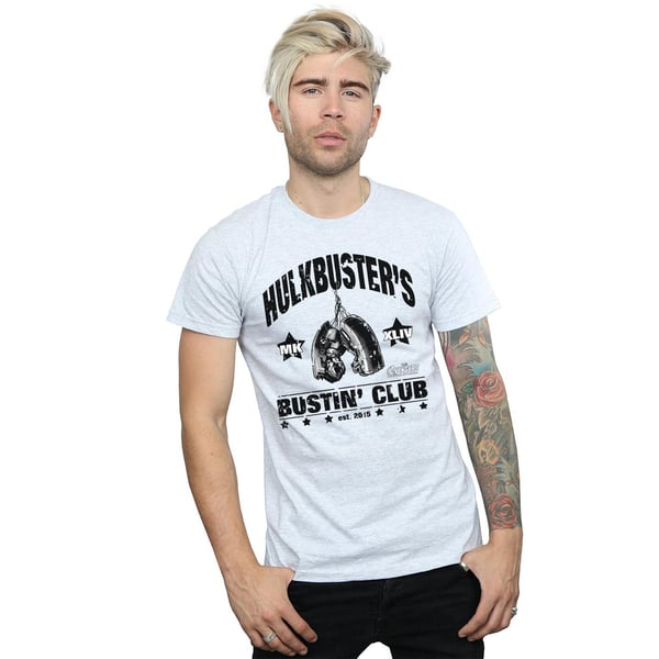 Marvel Mens Iron Man Hulkbuster´s Bustin´ Club T-Shirt