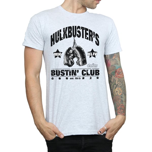 Marvel Mens Iron Man Hulkbuster´s Bustin´ Club T-Shirt