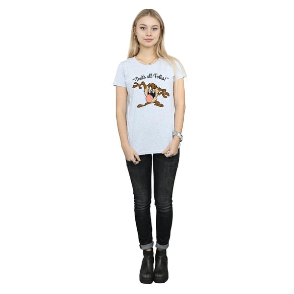 Looney Tunes Womens/Ladies That´s All Folks Taz Cotton T-Shirt
