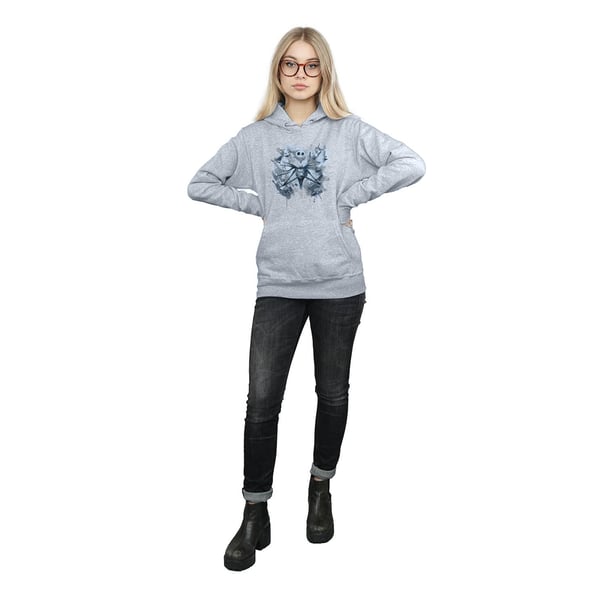 Disney Womens/Ladies Nightmare Before Christmas Paint Spray Carers Hoodie