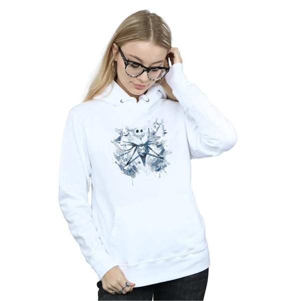 Disney Womens/Ladies Nightmare Before Christmas Paint Spray Carers Hoodie