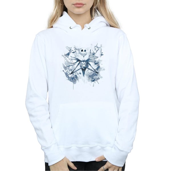 Disney Womens/Ladies Nightmare Before Christmas Paint Spray Carers Hoodie