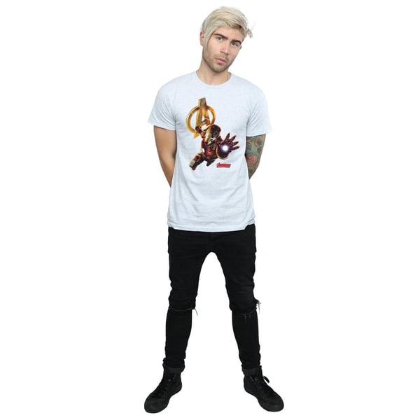 Marvel Mens Iron Man Pose T-Shirt