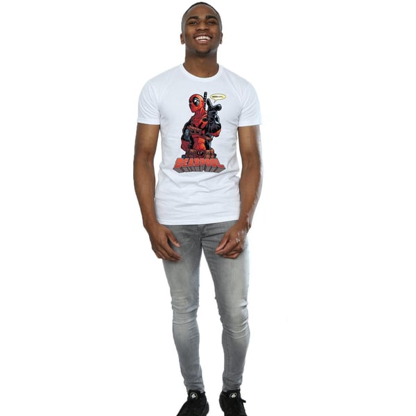 Deadpool Mens Hey You Cotton T-Shirt