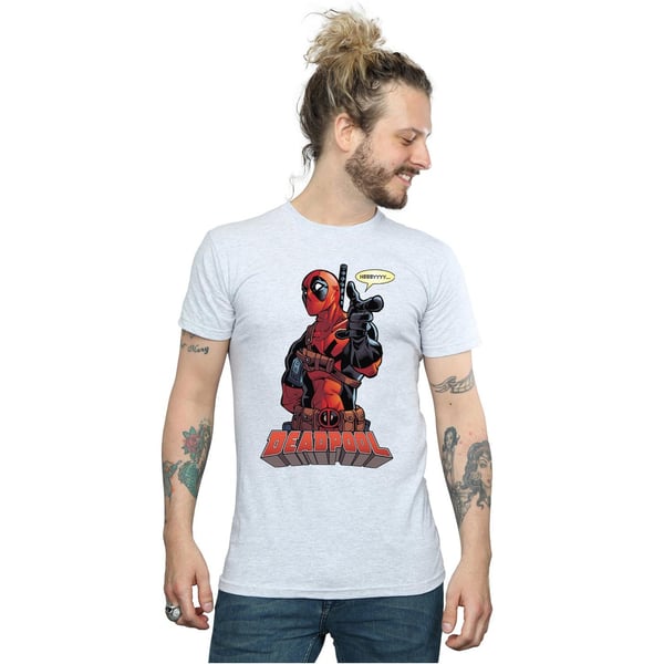 Deadpool Mens Hey You Cotton T-Shirt